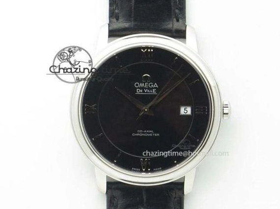 0414 Vintage Seamaster 300 Date T SS B12 Black Dial On Brown Leather Strap A2836 (Free Nylon Strap) WeatherProof 7911